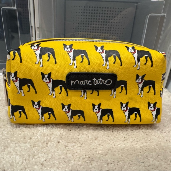 Marc Tetro Frenchie Boston Terrier All Over Print AOP Cosmetic Pouch Travel Case - Picture 11 of 11